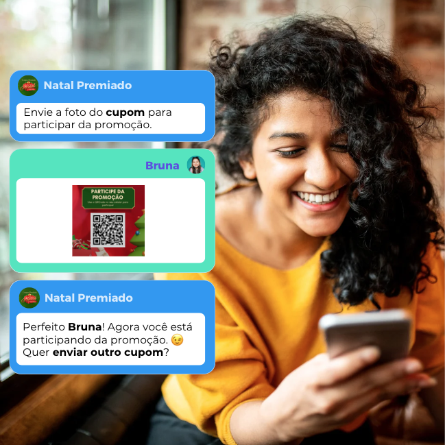 Compra premiada de Natal 